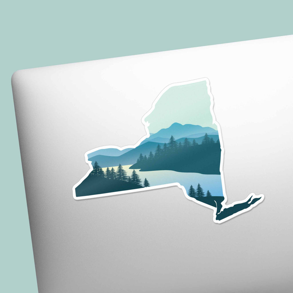 New York Mountain Sticker