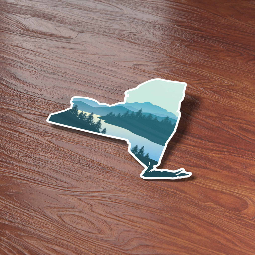 New York Mountain Sticker