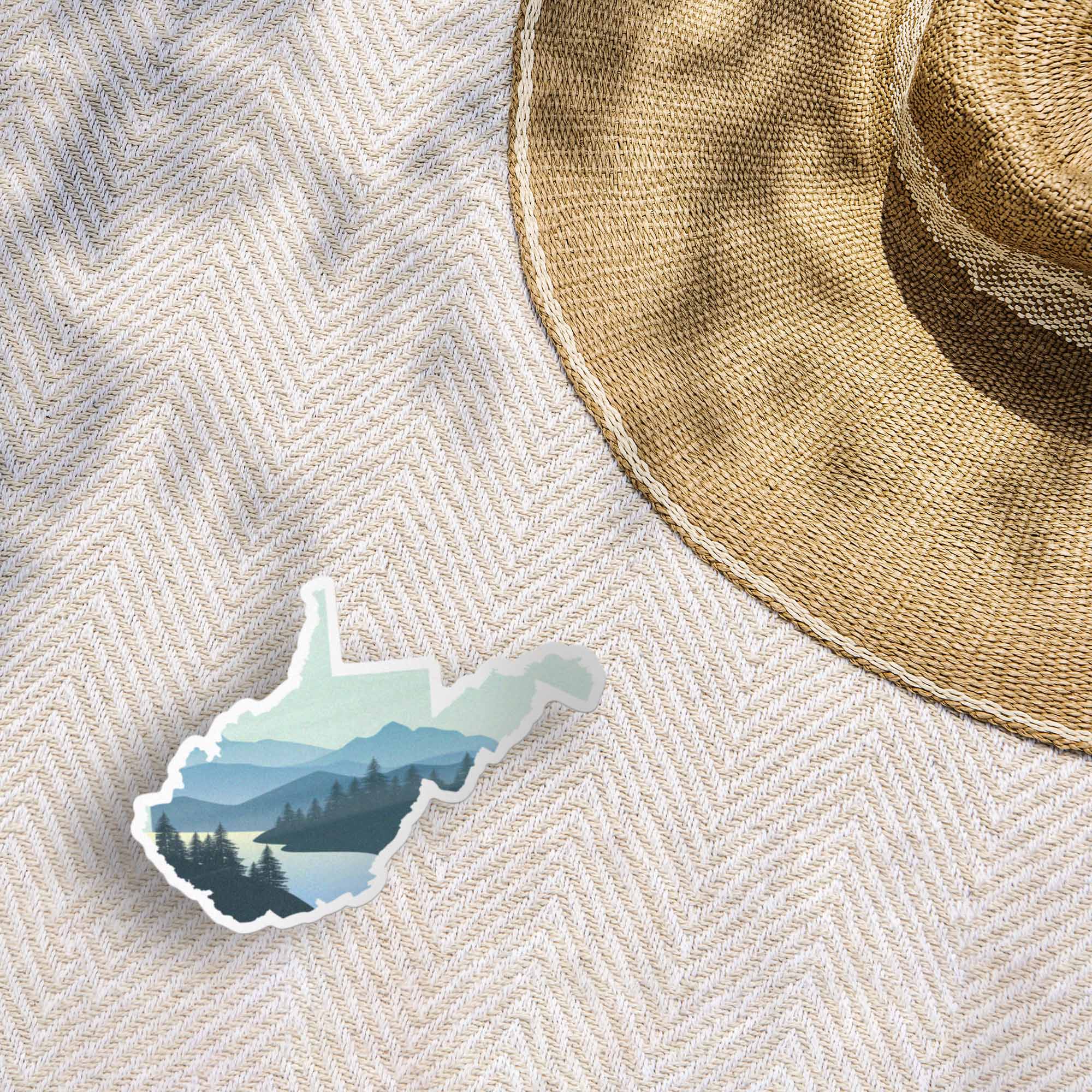 Blue Ridge Mountains West Virginia Sticker