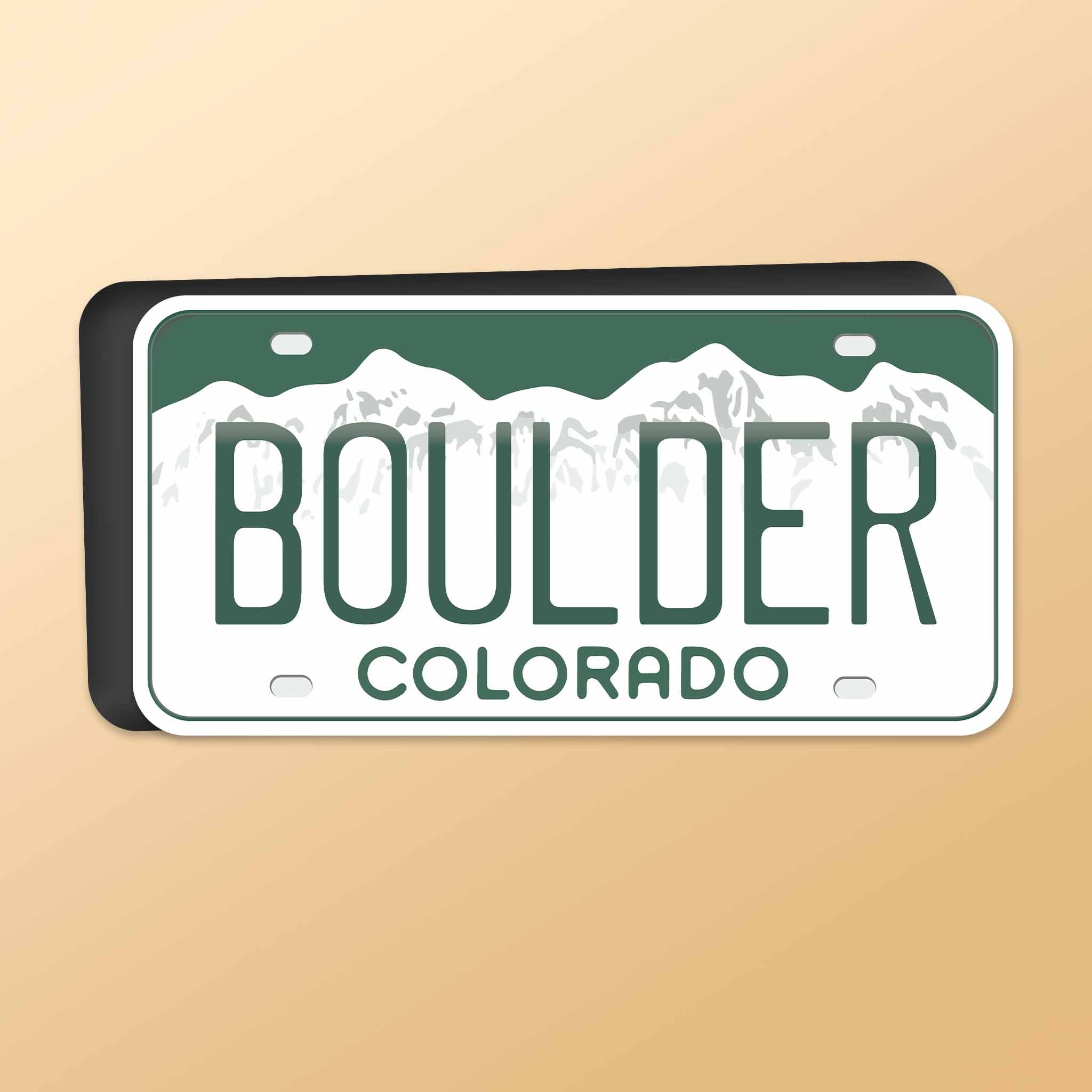 Boulder Colorado Car Magnet - Flexible CO Fridge Magnet