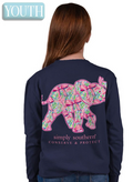 Bow Elephant - Eclipse - YTH Long Sleeve Tee - #SIMPLYSOUTHERN