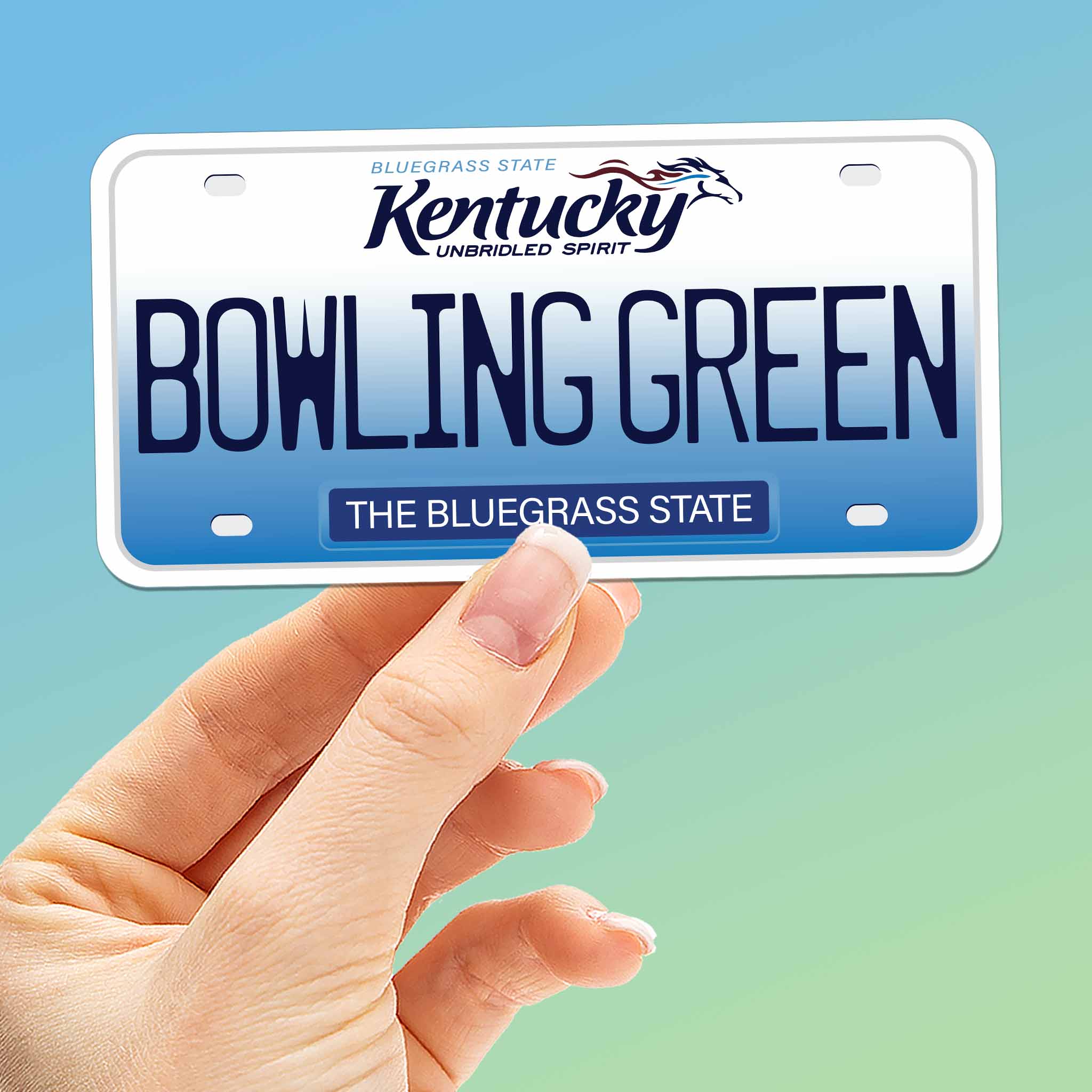 Kentucky License Plate Stickers - Choose Your KY City