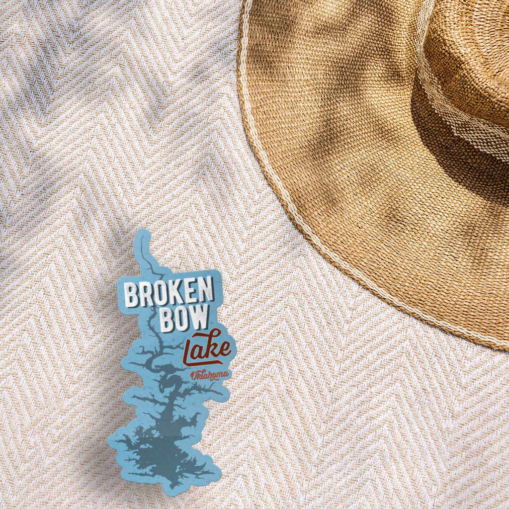 Broken Bow Lake Oklahoma Sticker