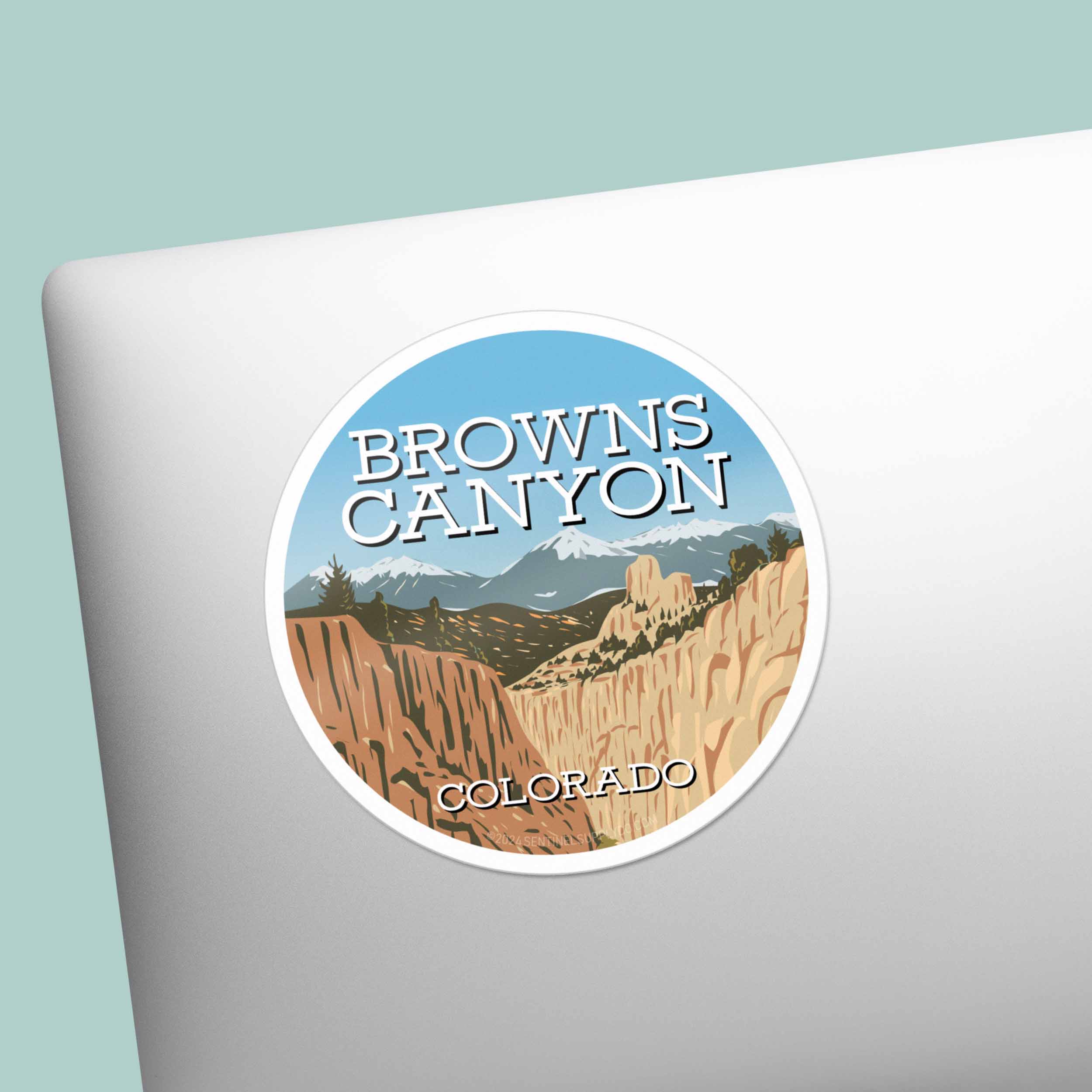 Browns Canyon National Monument Colorado Sticker