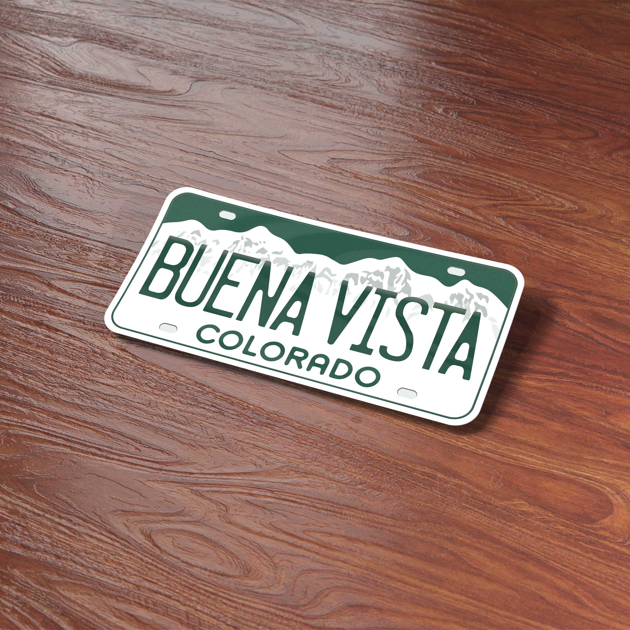Colorado License Plate Stickers - Choose Your CO City or National Park Decal
