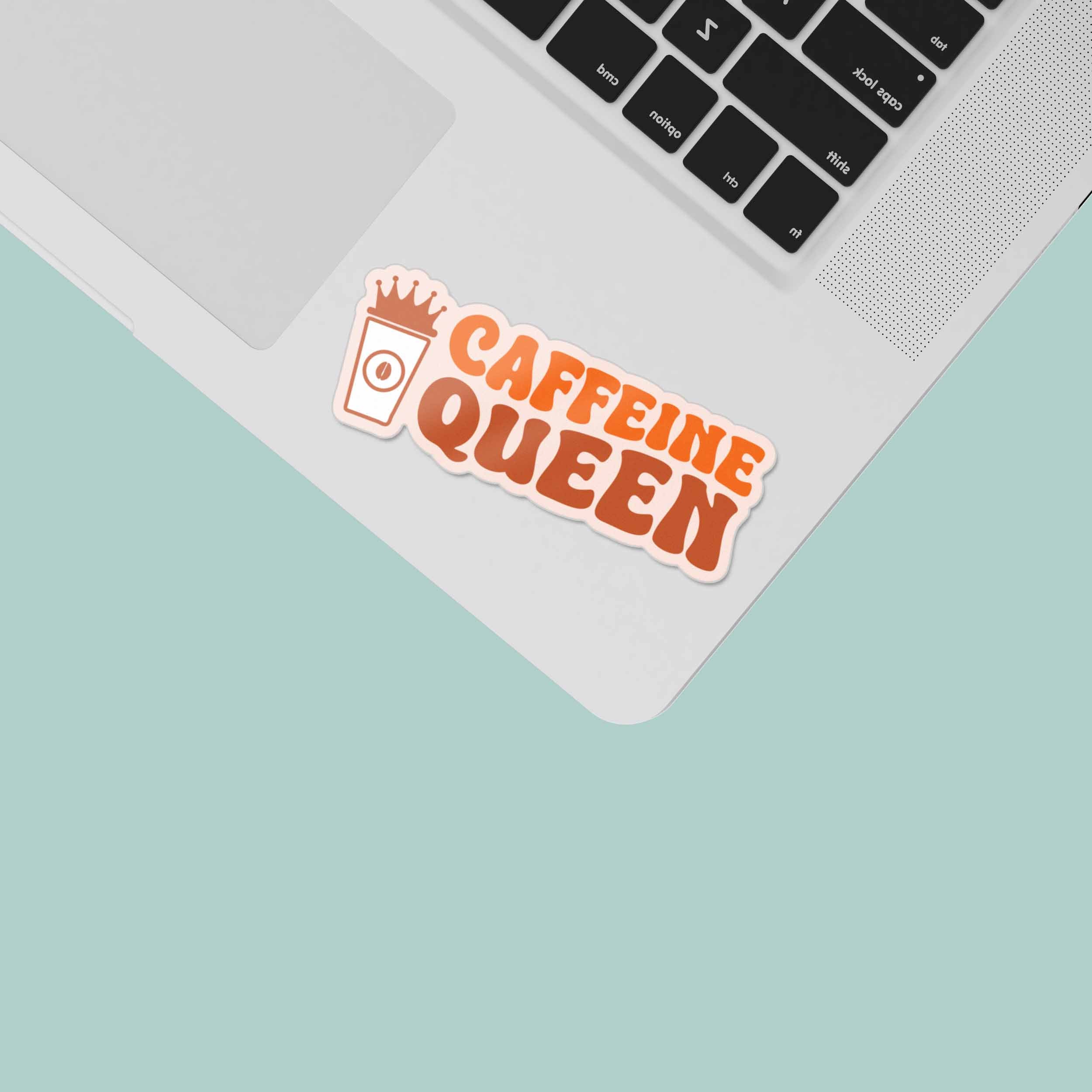 Caffeine Queen Coffee Sticker