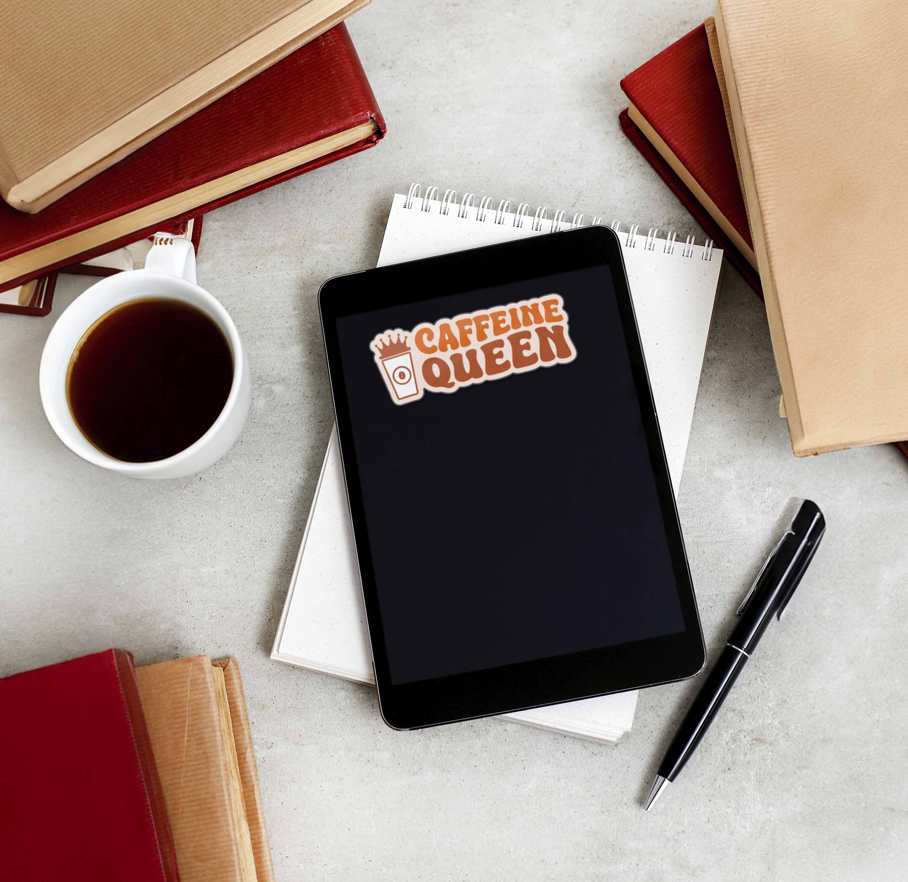 Caffeine Queen Coffee Sticker