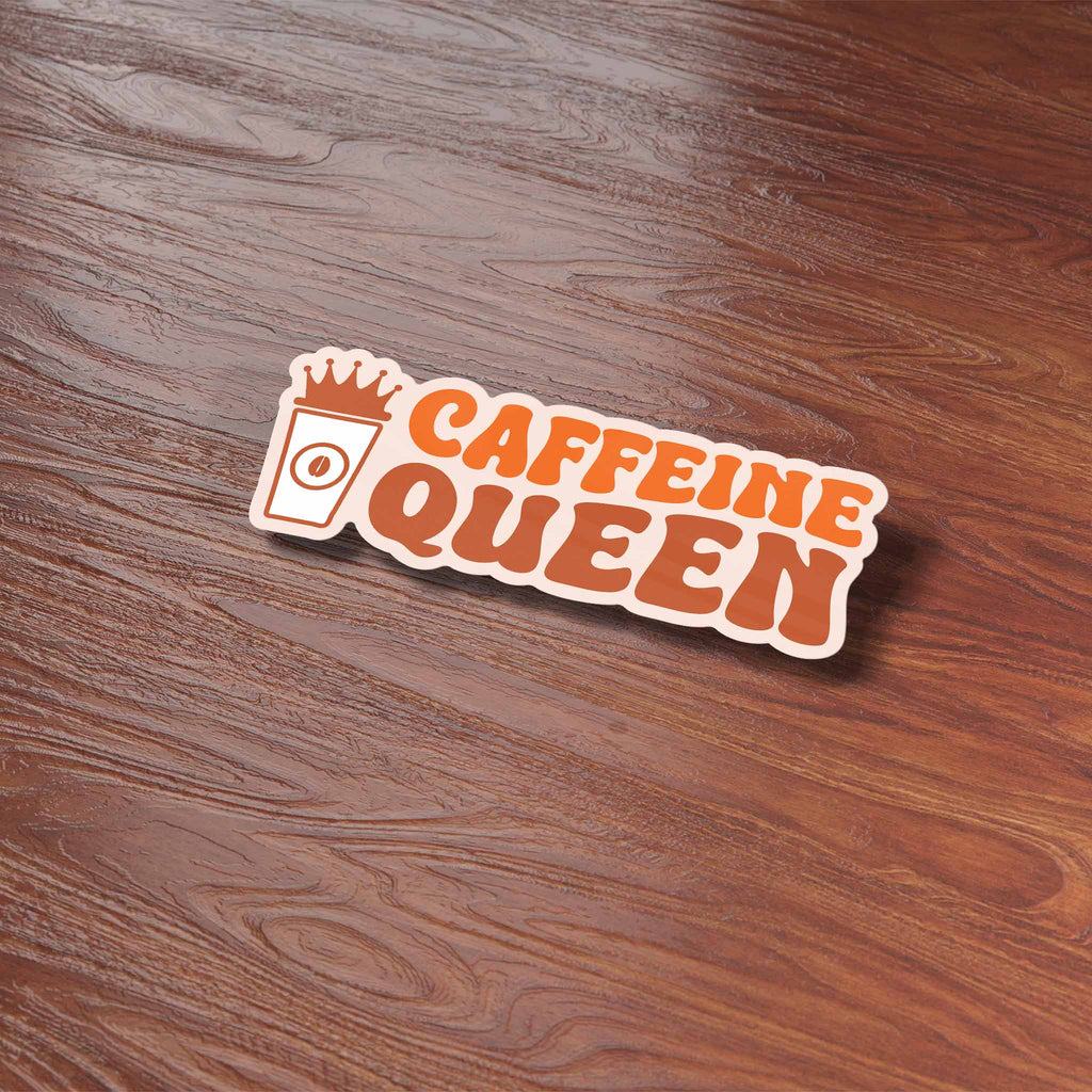 Caffeine Queen Coffee Sticker