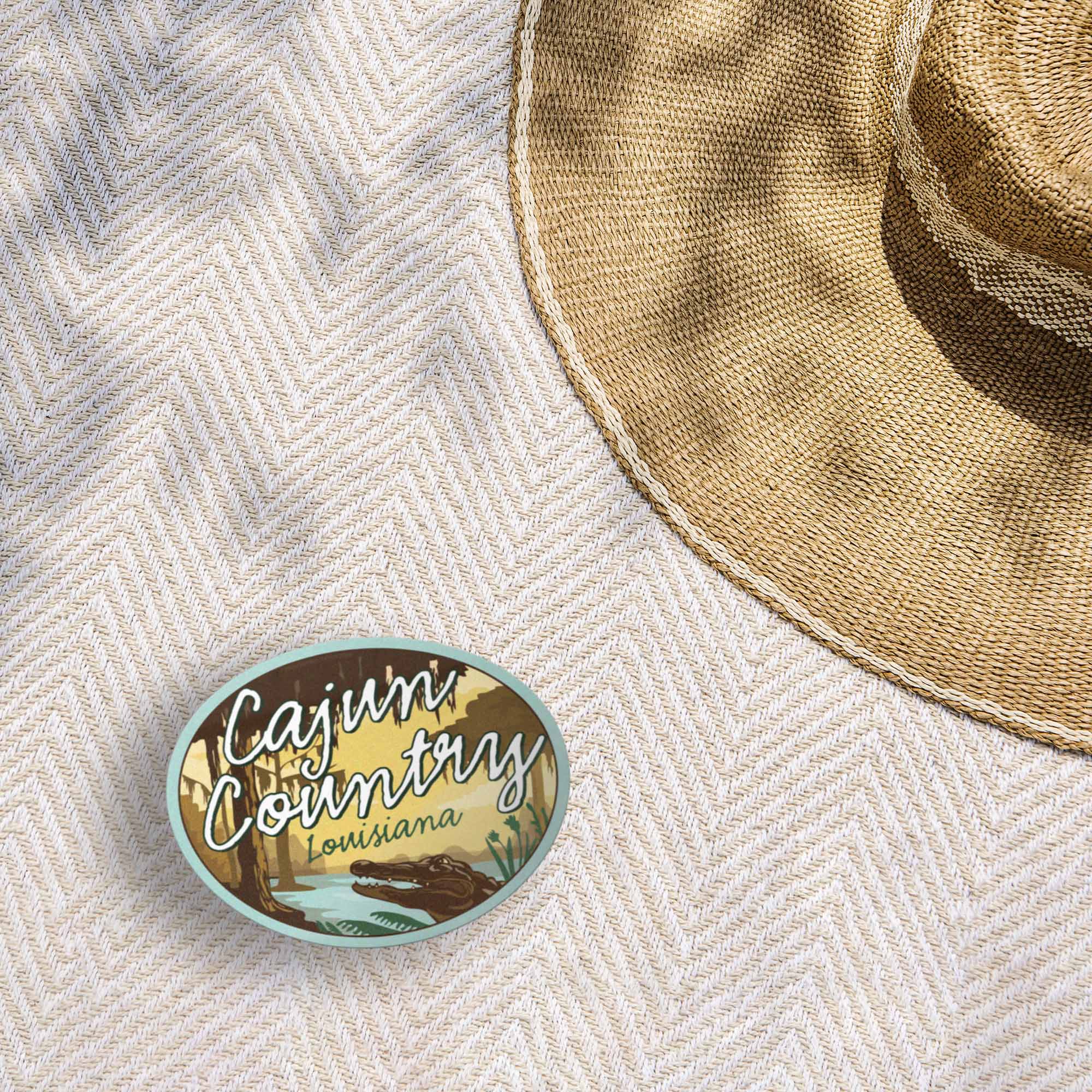 Cajun Country Louisiana Bayou Sticker
