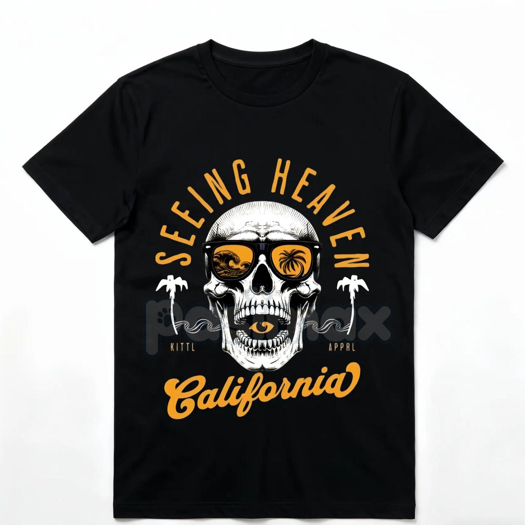 California Skull Graphic Tee - Vintage Streetwear Oversized T-Shirt, Edgy Summer Outfit for Music Festivals & Beachwear