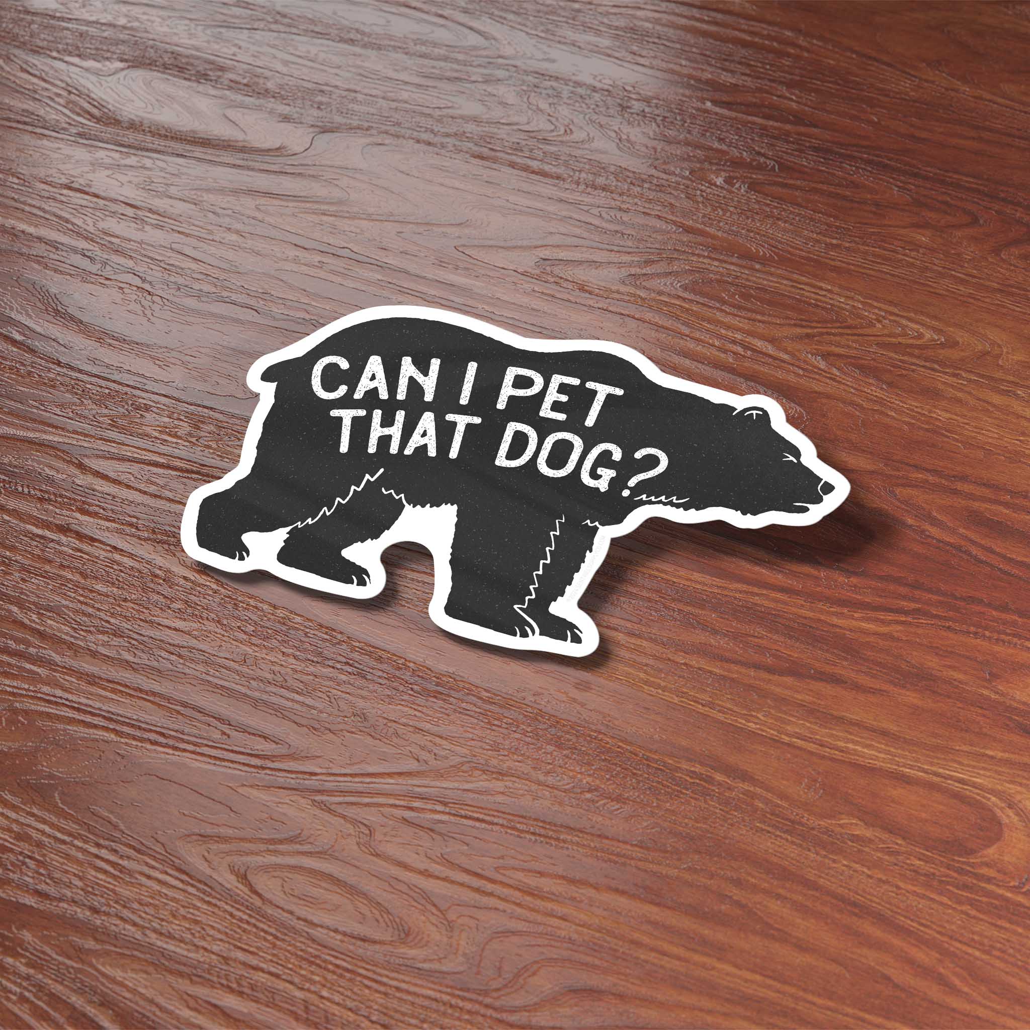 Can I Pet That Dog Funny Video Sticker