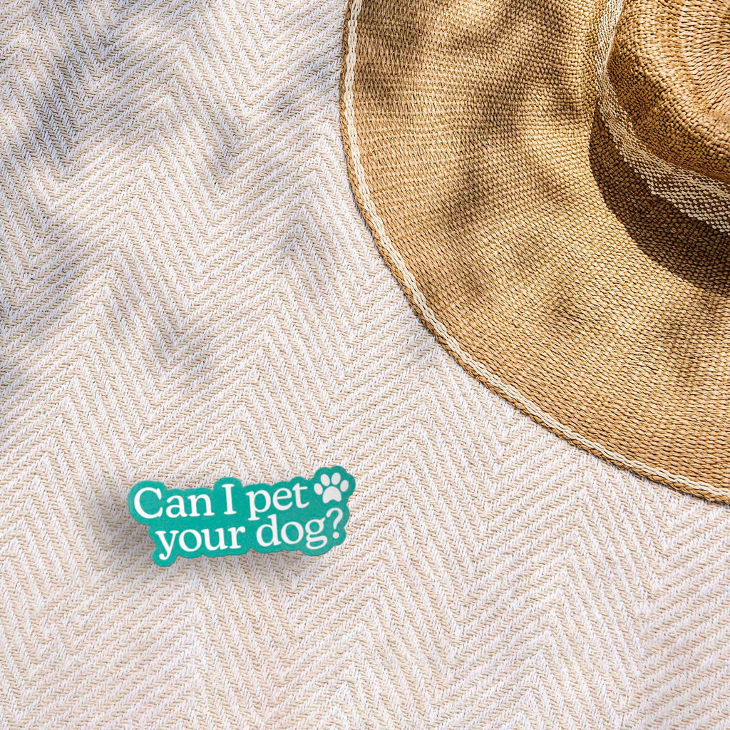 Can I Pet Your Dog Sticker