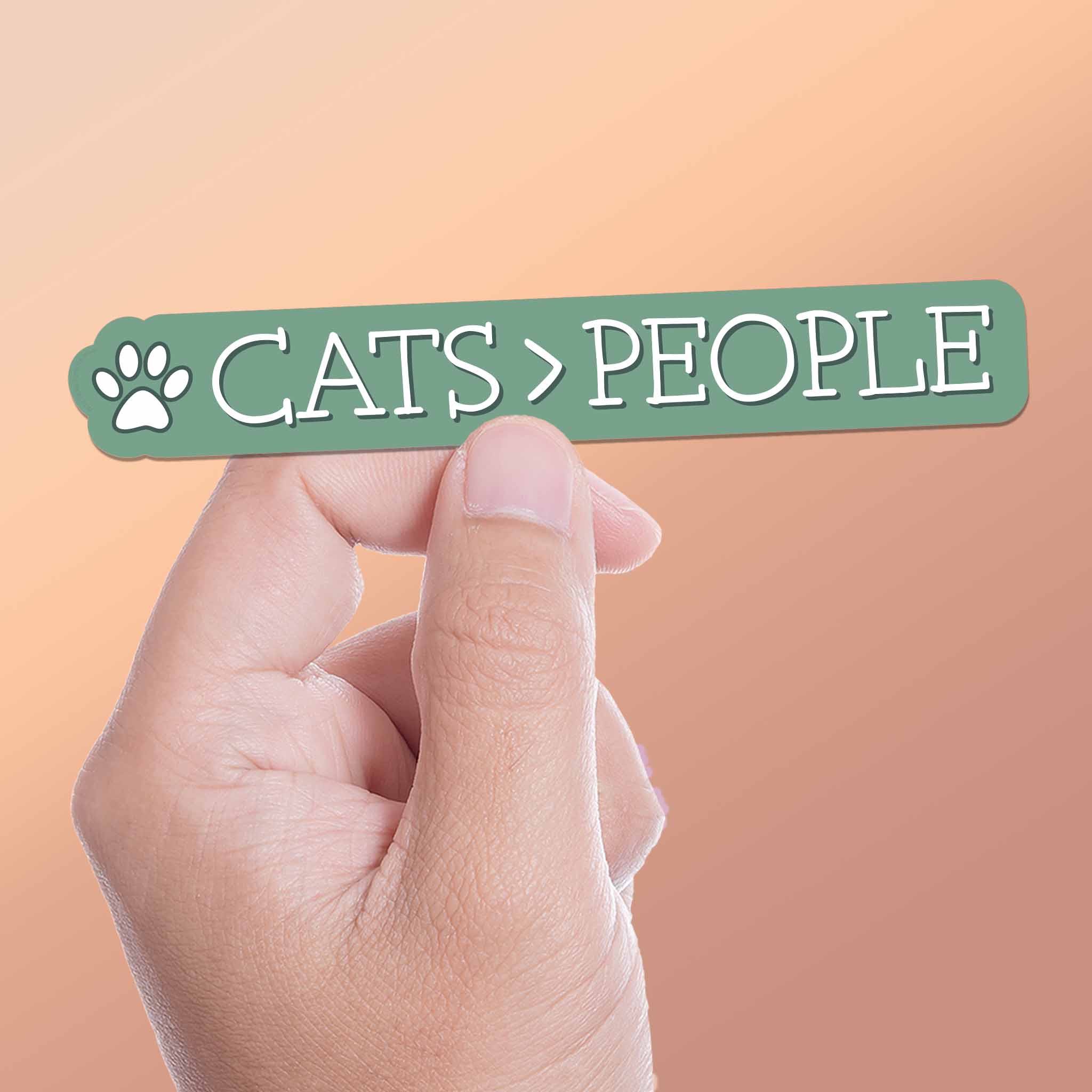 Cats > People Sticker