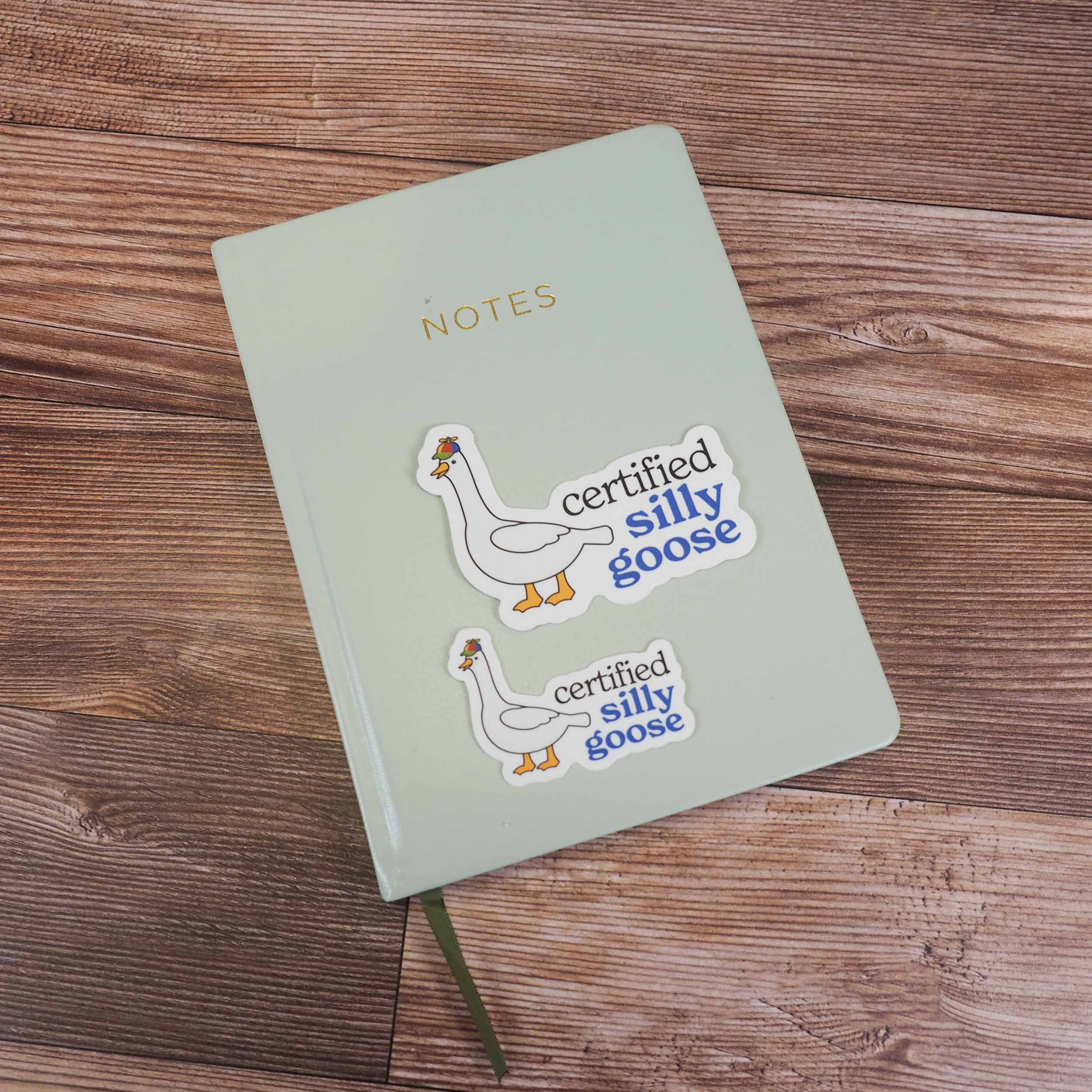 Certified Silly Goose Sticker for Water Bottle