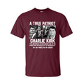 Charlie Kirk Patriotic T-Shirt - "The Greatness of Our Nation" Quote Tee, American Political Apparel