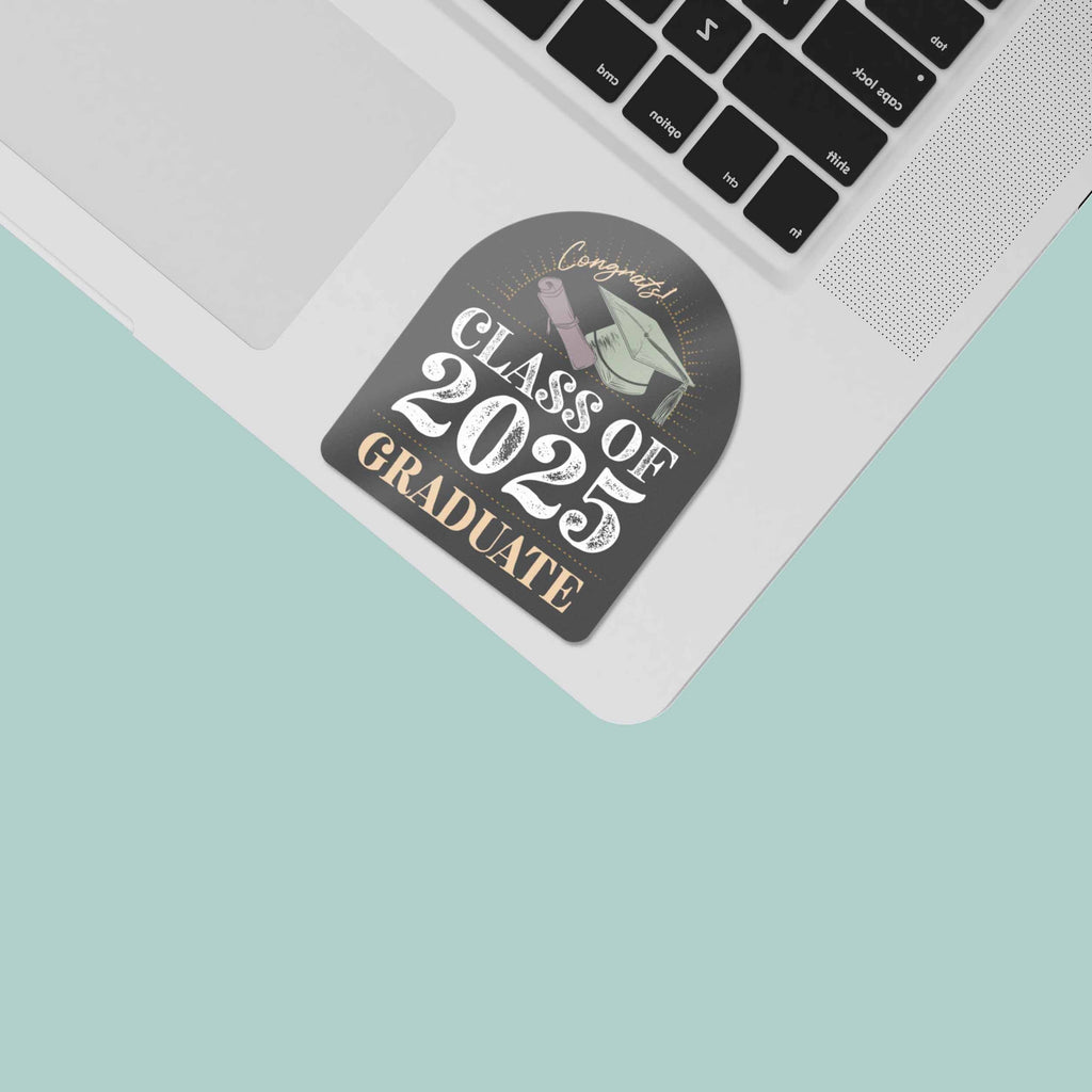 Class of 2025 Graduation Sticker - High School & College Grad Decals