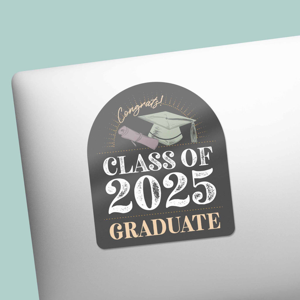 Class of 2025 Graduation Sticker - High School & College Grad Decals
