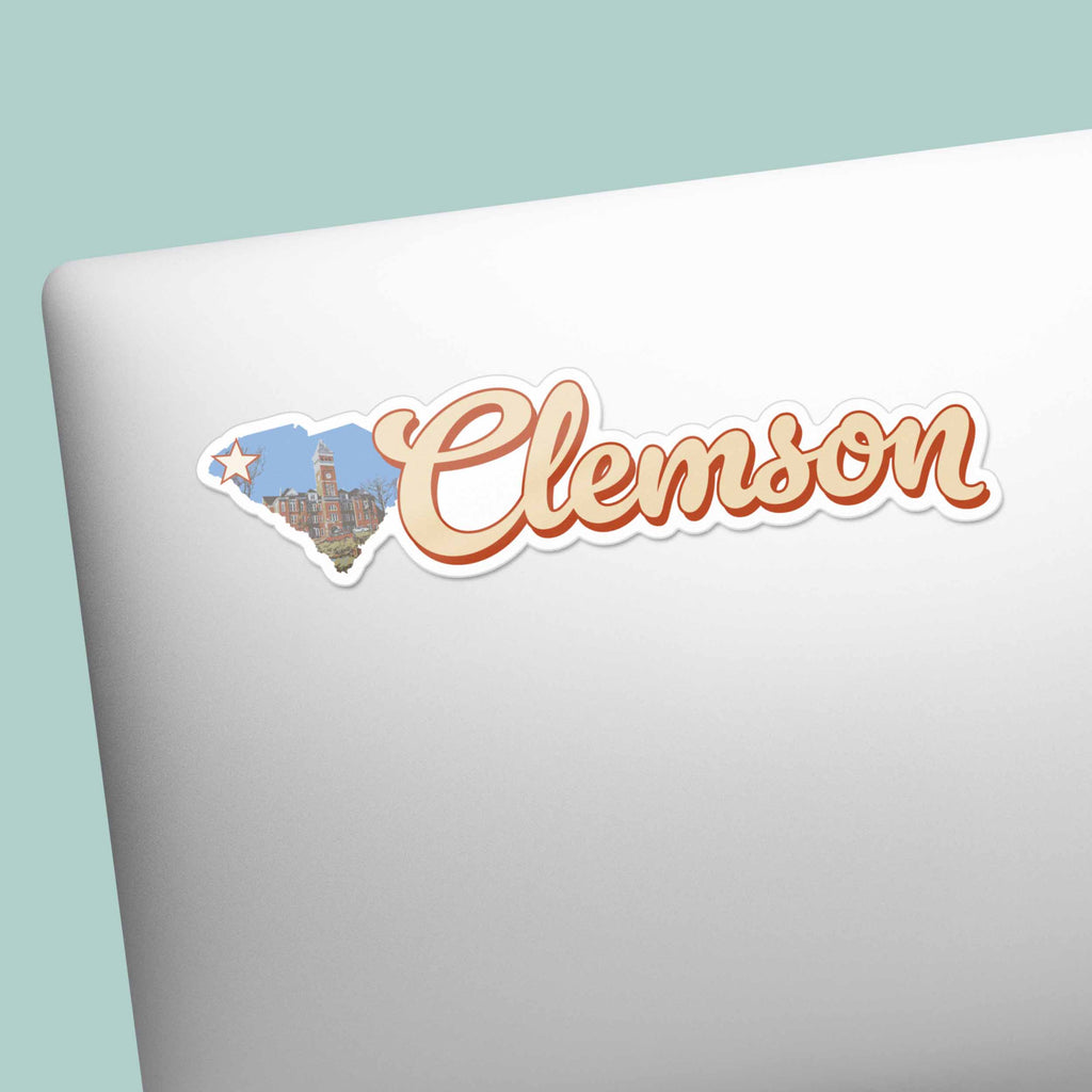 Clemson South Carolina Sticker - Cute SC Decal