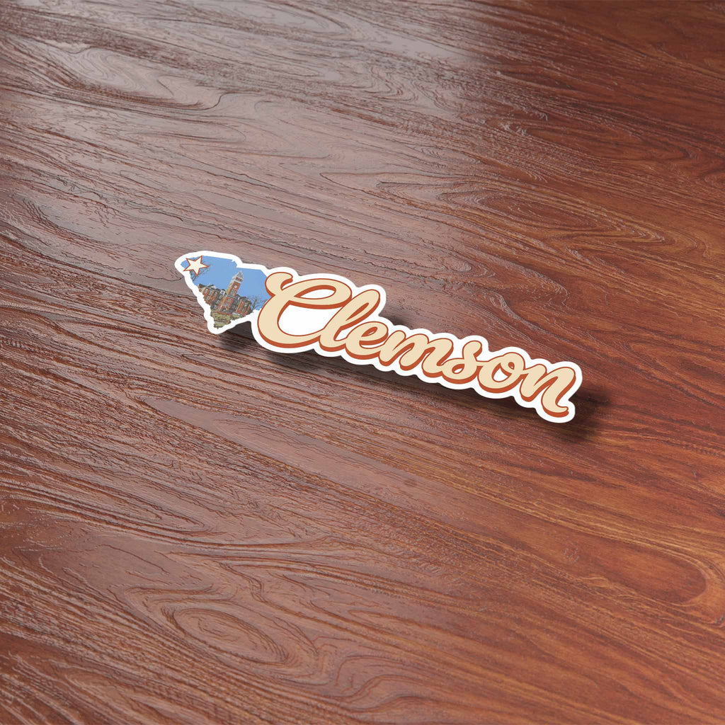 Clemson South Carolina Sticker - Cute SC Decal