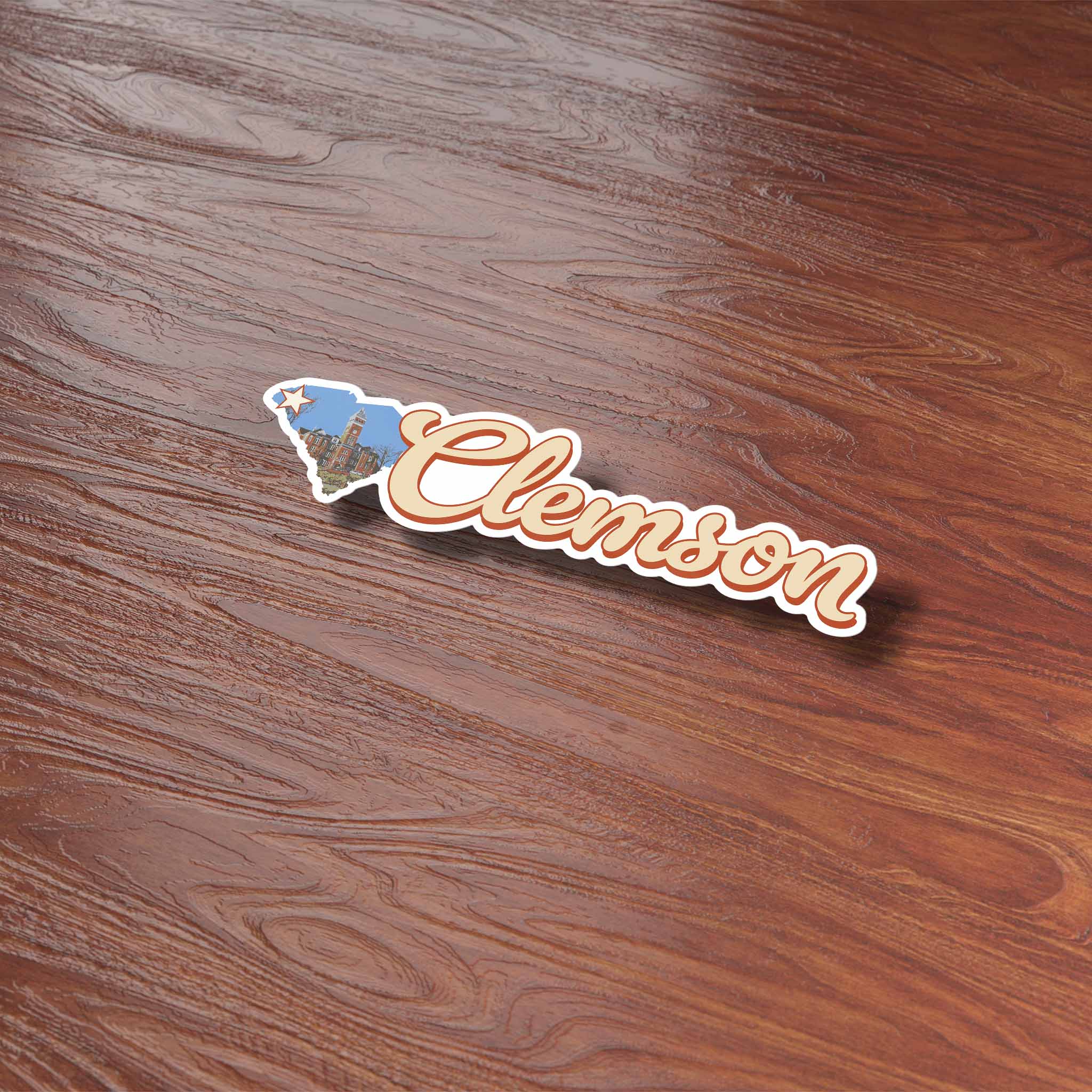 Clemson South Carolina Sticker - Cute SC Decal