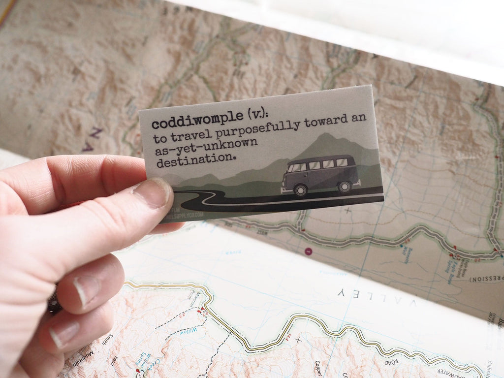 Coddiwomple Sticker