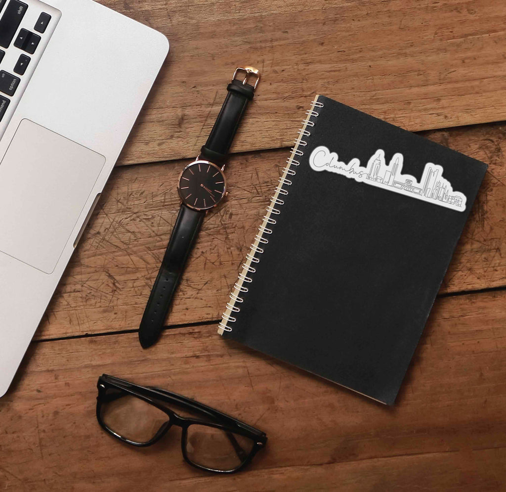 Columbus Ohio City Skyline Sticker
