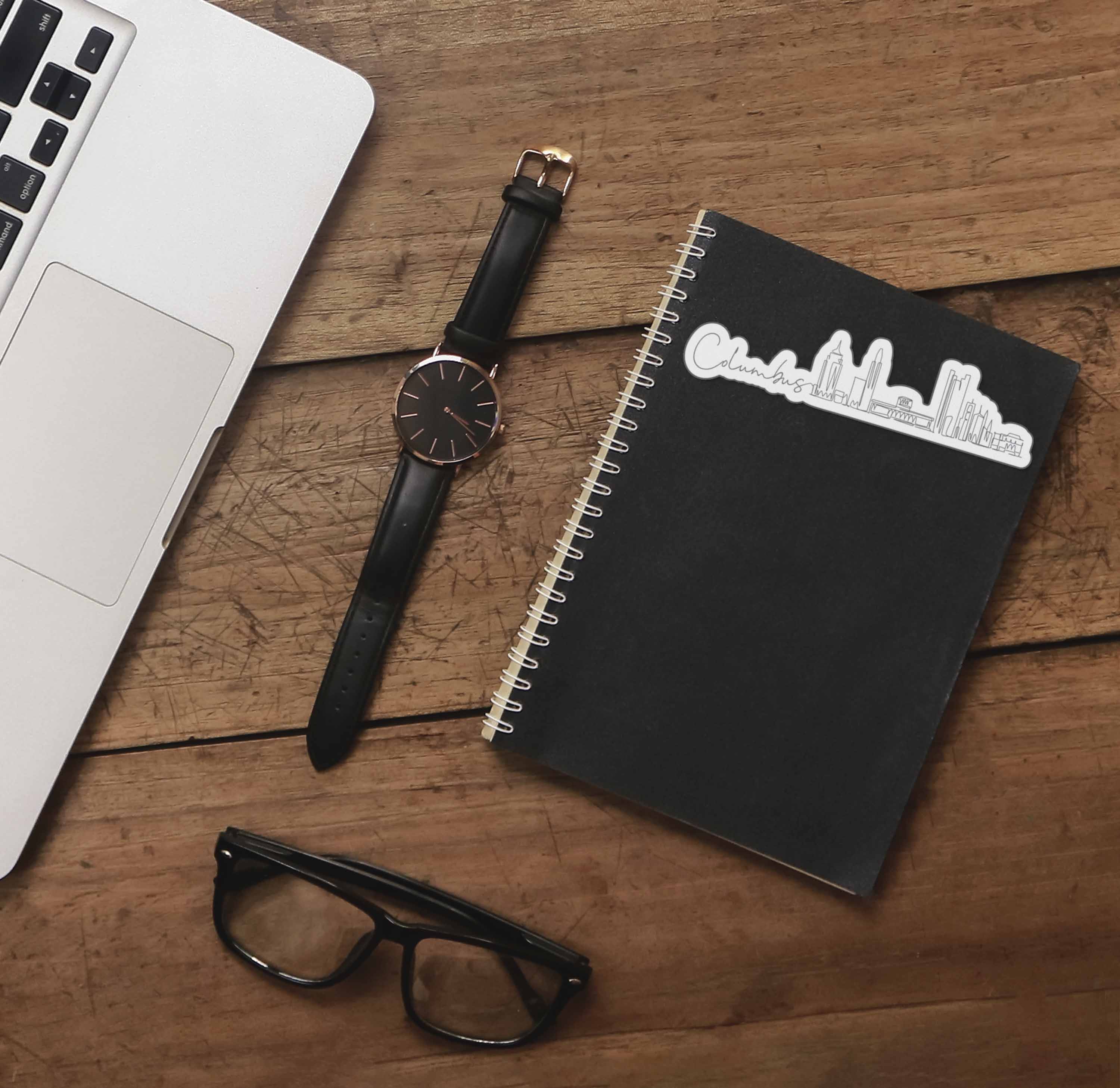 Columbus Ohio City Skyline Sticker