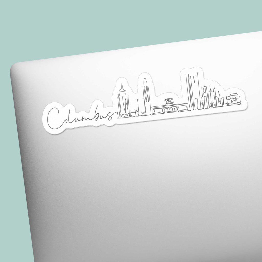 Columbus Ohio City Skyline Sticker