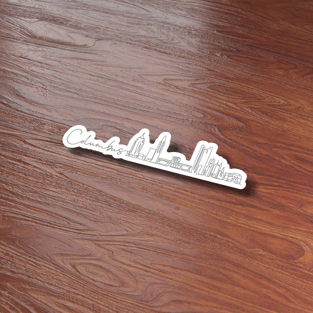 Columbus Ohio City Skyline Sticker