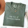 Comfort Colors® 'Big Fan of Human Rights' T-Shirt – Ironic Equality Statement Tee, Minimalist Social Justice Shirt, Essential Beliefs Top