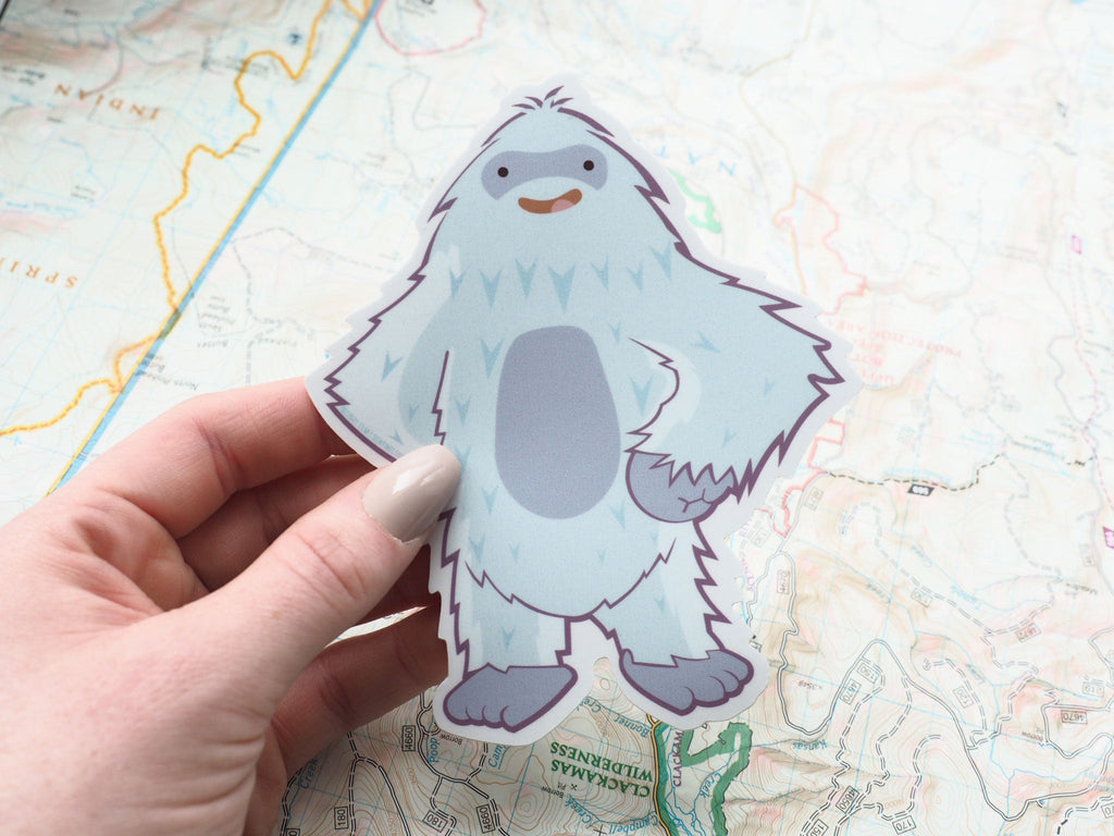 Confident Yeti Sticker