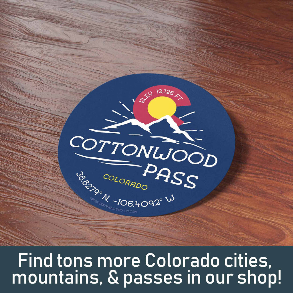 Webster Pass Colorado Stickers