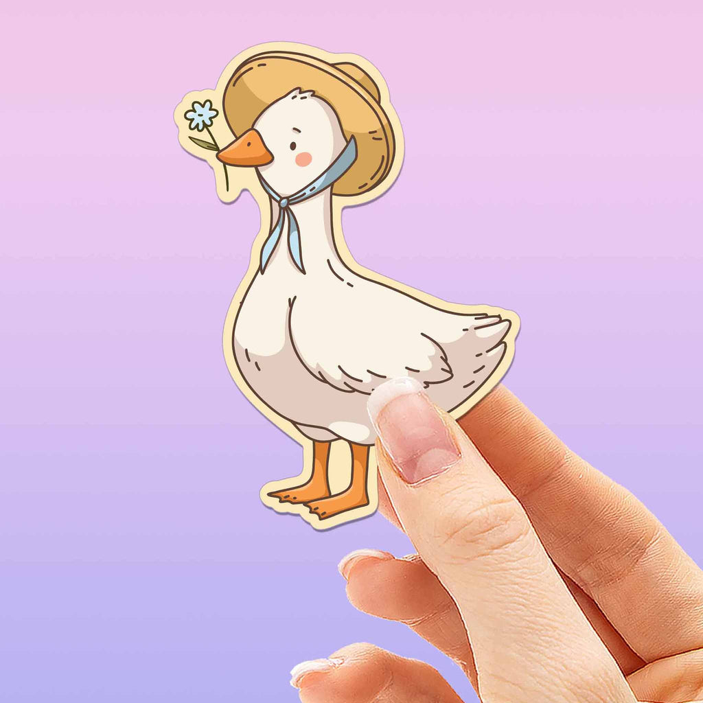 Country Goose Sticker