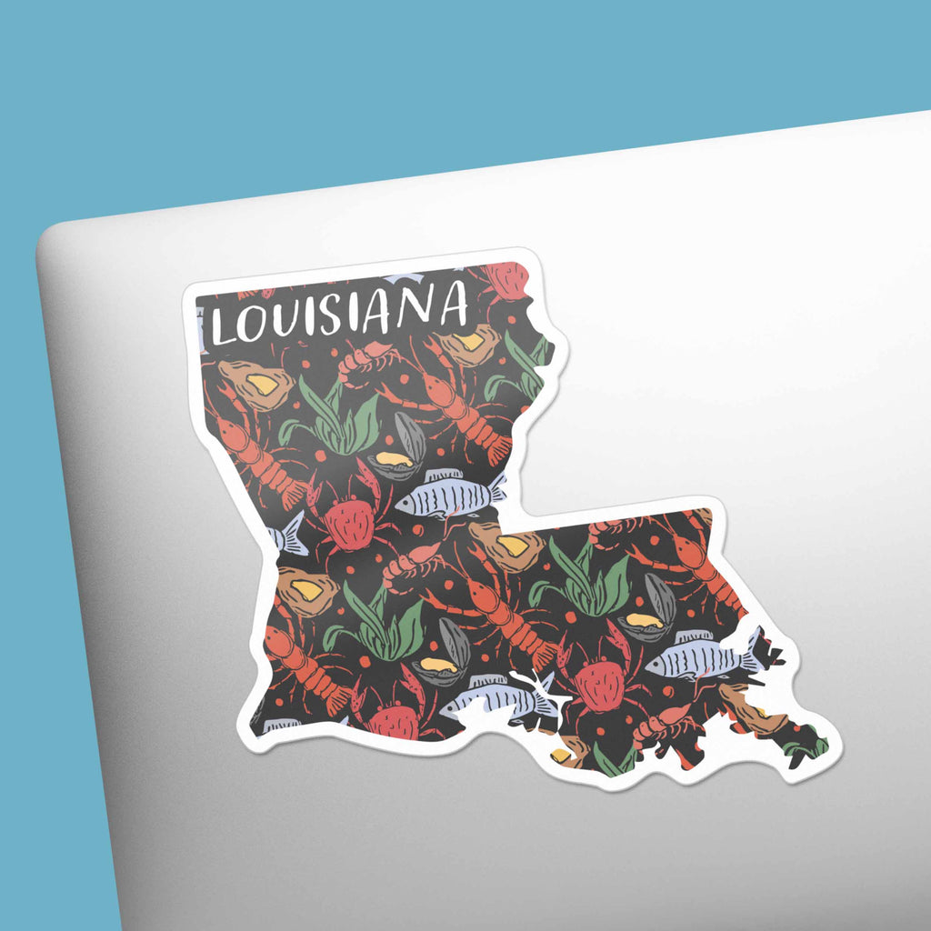 Louisiana Seafood Sticker
