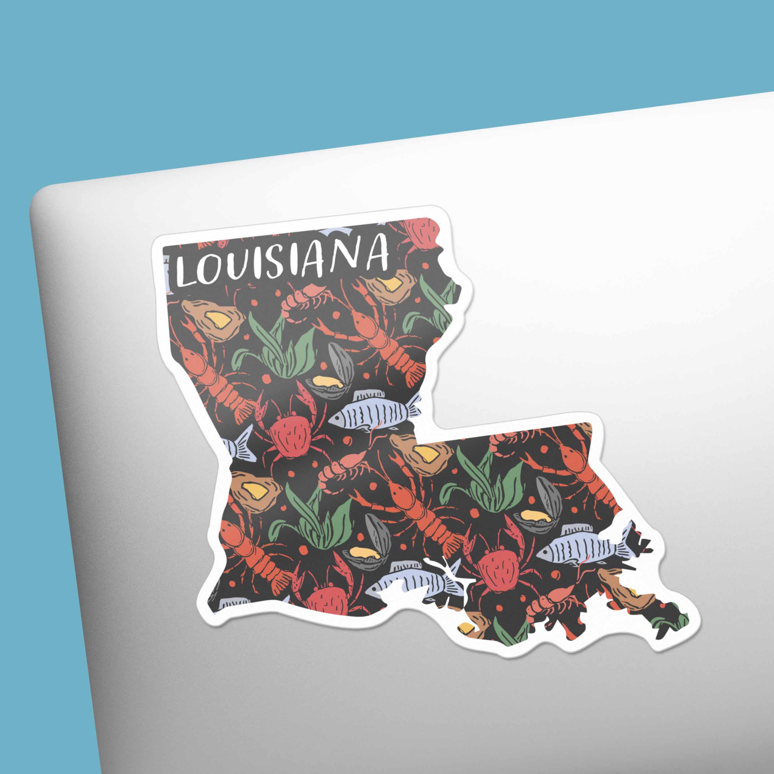 Louisiana Seafood Sticker
