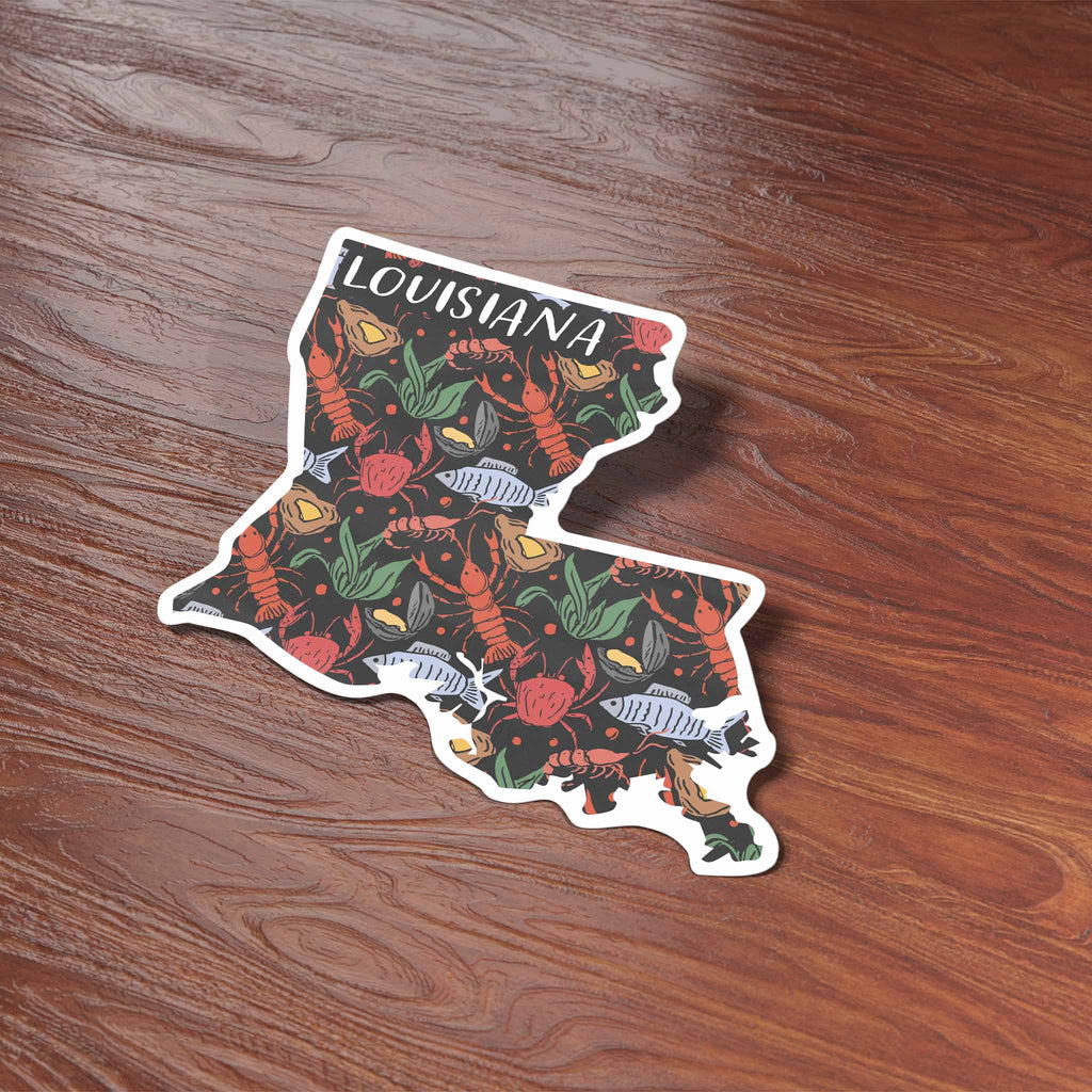 Louisiana Seafood Sticker