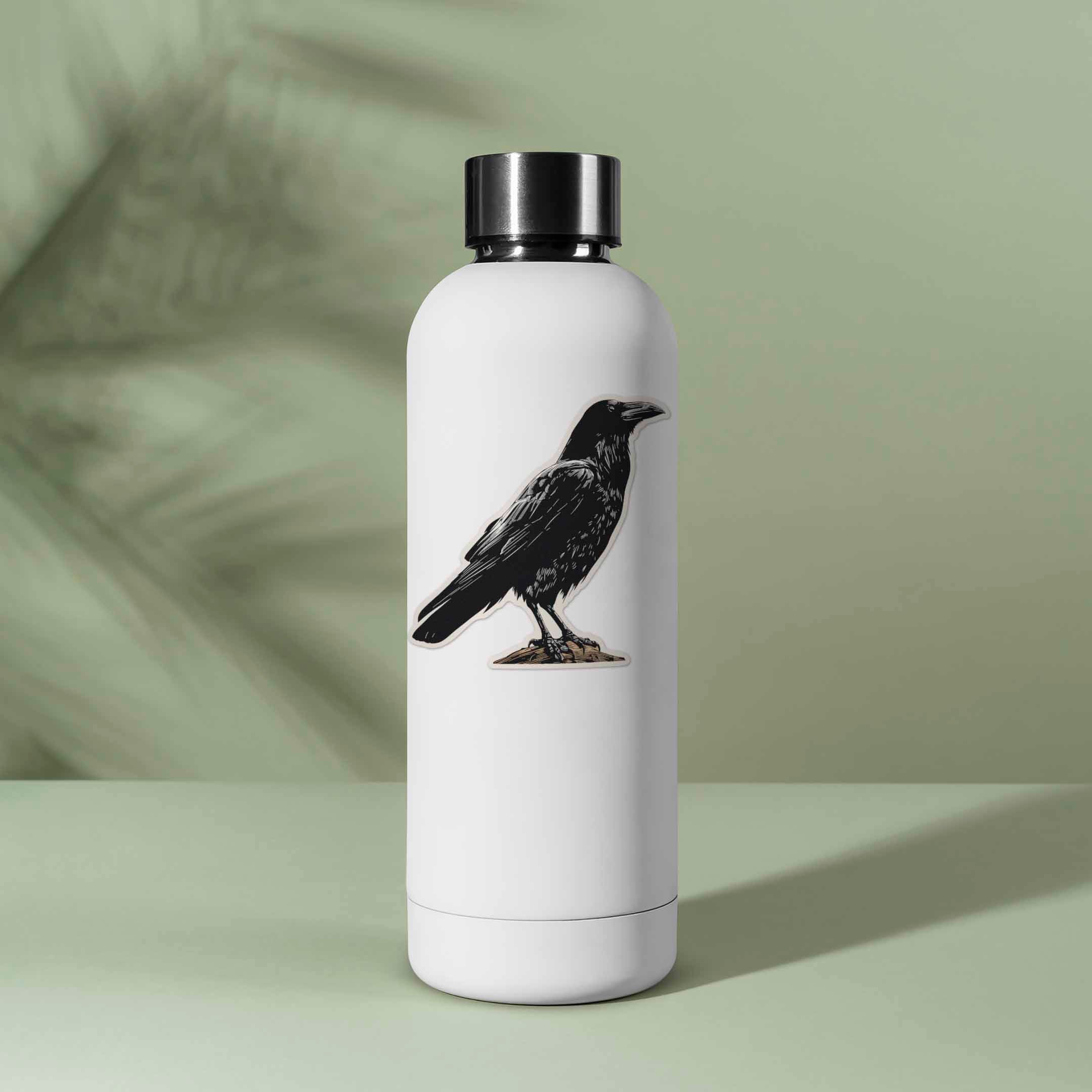 Crow Birdwatching Sticker