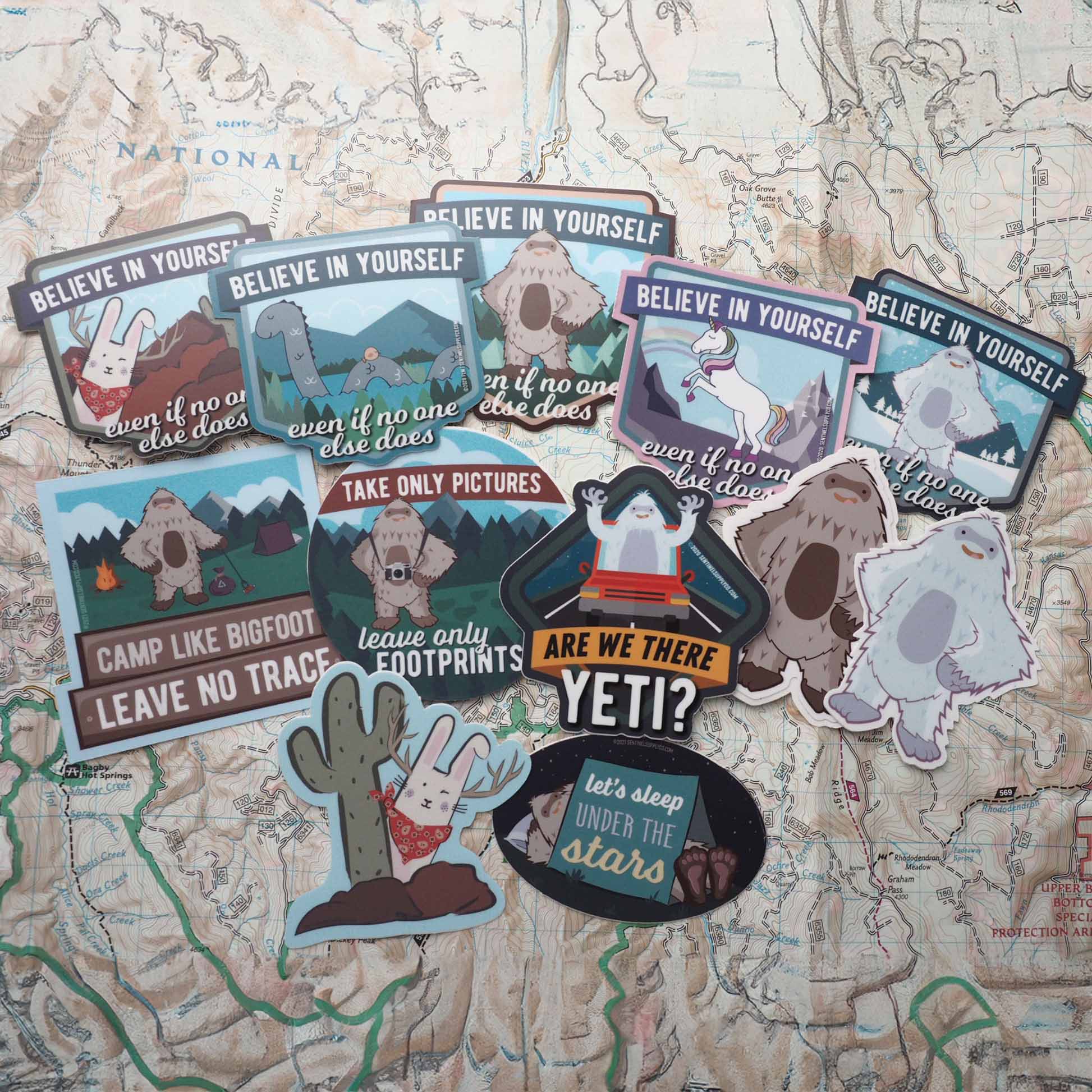 The Cryptid Collection Sticker Pack - Set of 12