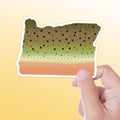 Cutthroat Trout Oregon Fishing Sticker