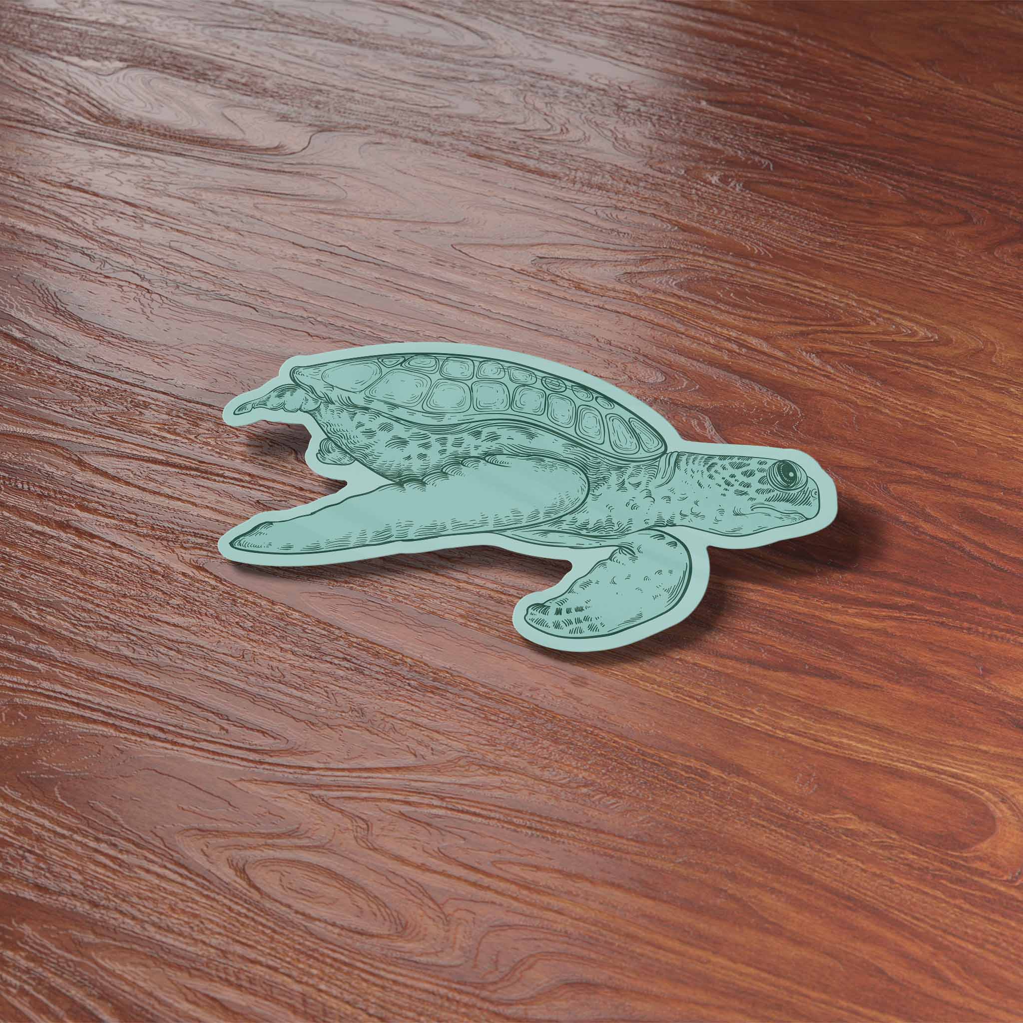 Green Sea Turtle Sticker