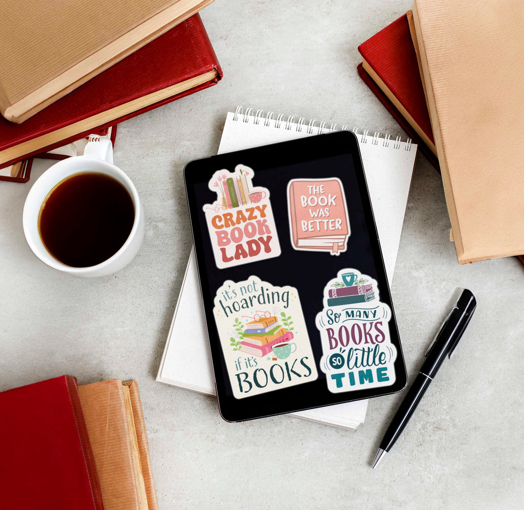So Many Books So Little Time Reading Sticker