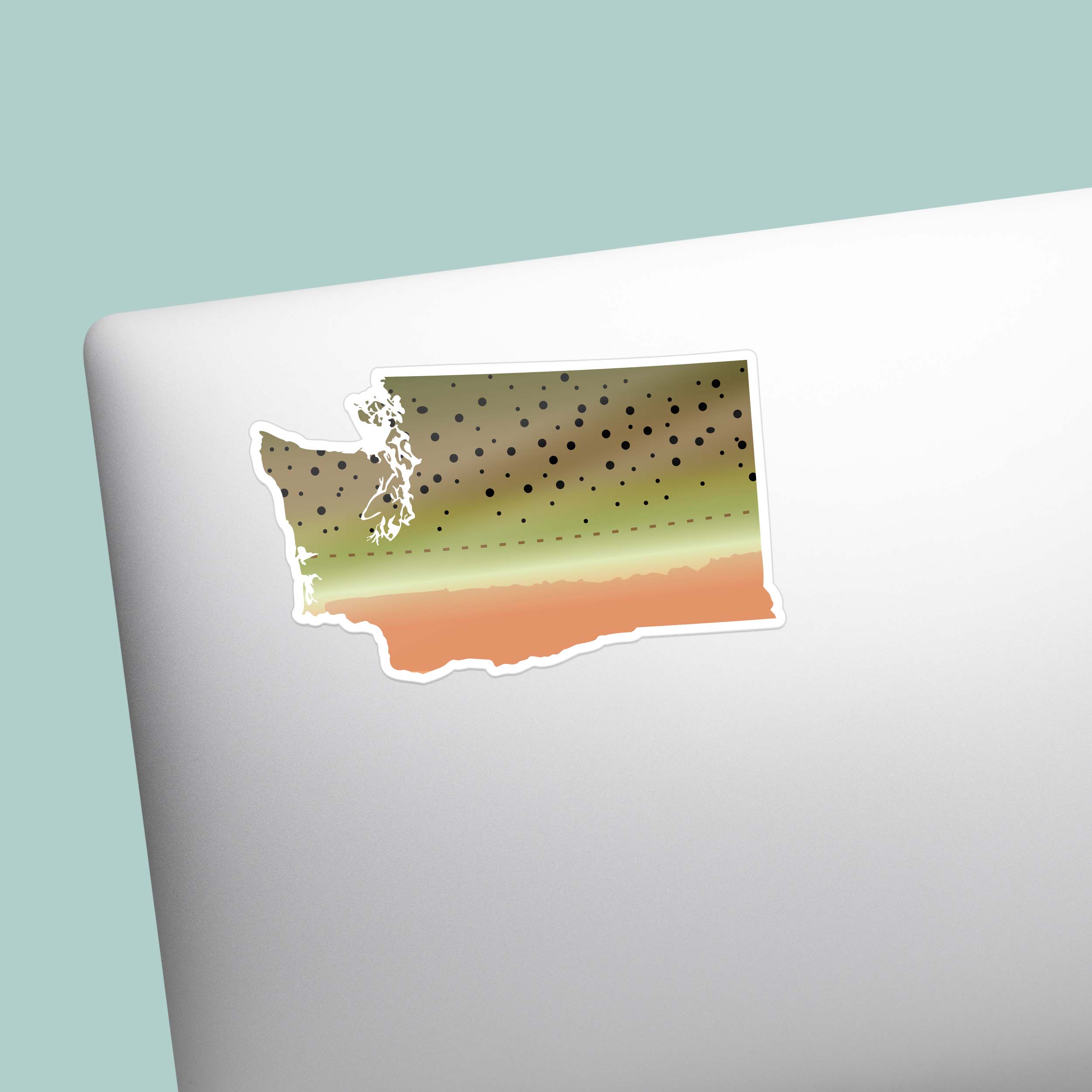 Cutthroat Trout Washington Fishing Sticker