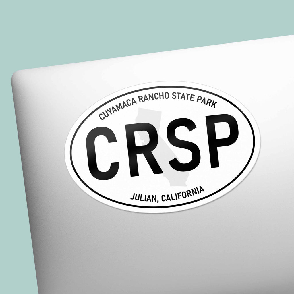 Cuyamaca Rancho State Park California White Oval Sticker
