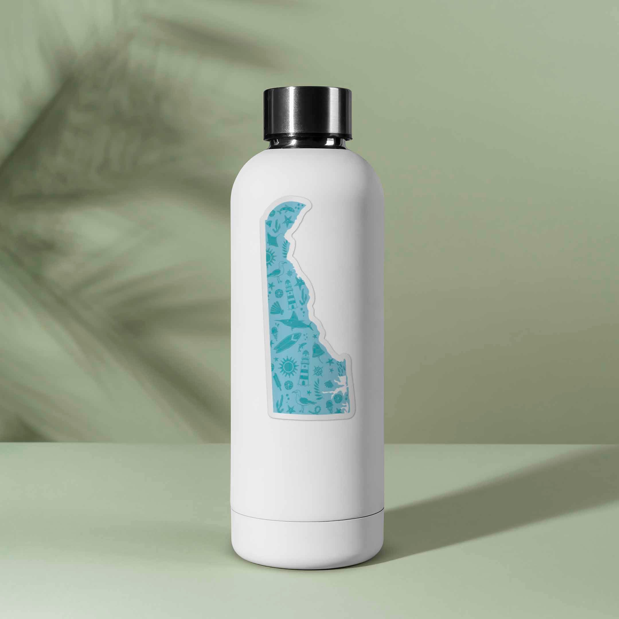 Blue Delaware Shore Sticker