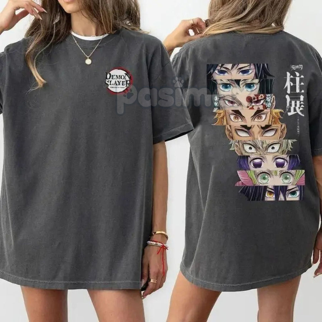 Demon Slayer Hashira Team Shirt - Tanjiro Nezuko Zenitsu Inosuke Graphic Tee, Ultimate Squad T-shirt