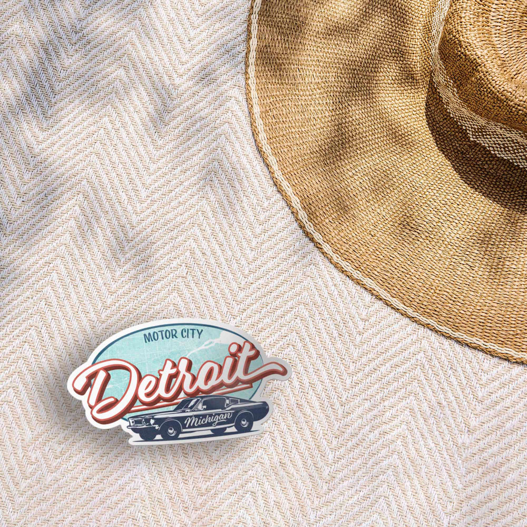 Detroit Motor City Sticker