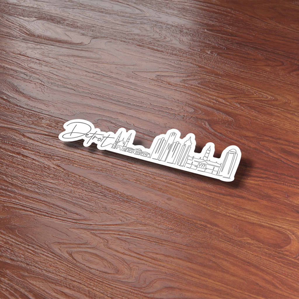 Detroit Skyline Sticker