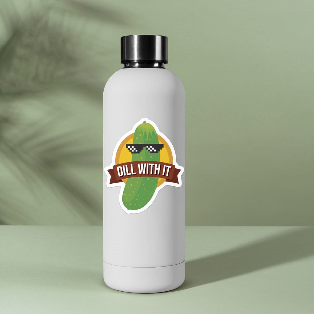 Dill With It Pickle Sticker