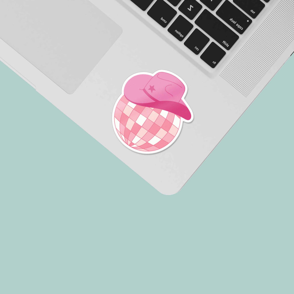 Disco Cowgirl Sticker
