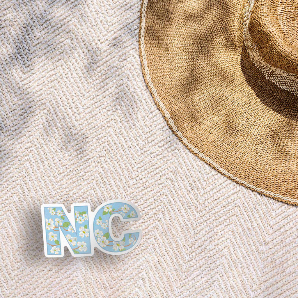 Dogwood Flower North Carolina Car Magnet - Flexible NC Fridge Magnet